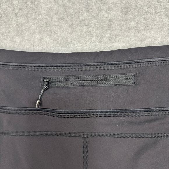 Lululemon Pace Queen Tight WMNS 8 Black Stretchy Ruched Ankle Hem Athletica Yoga - Picture 4 of 14